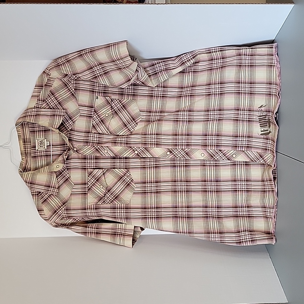 Circa 2006 fox racing Western Casual shirt with snaps